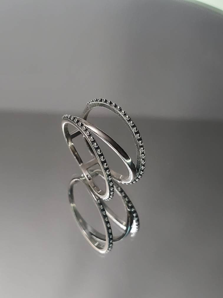 Statement Ring – 925 Sterling Silver
