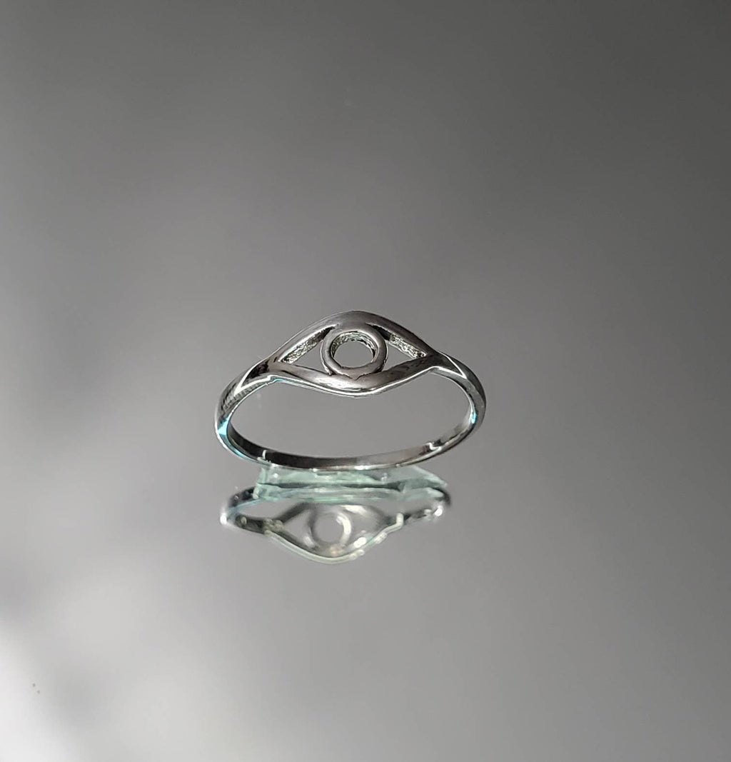 Eye Protection Thin Ring – 925 Sterling Silver