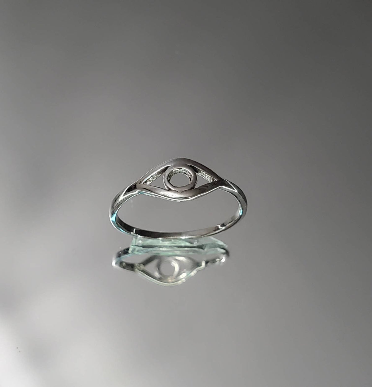 Eye Protection Thin Ring – 925 Sterling Silver