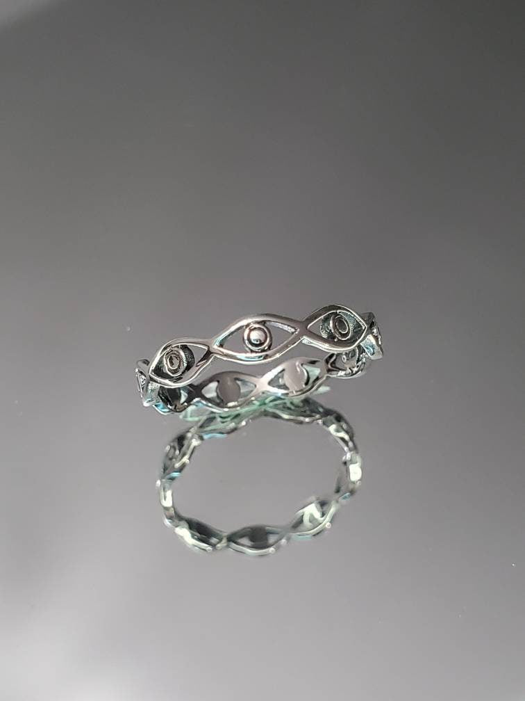 Thumb Evil Eye Ring