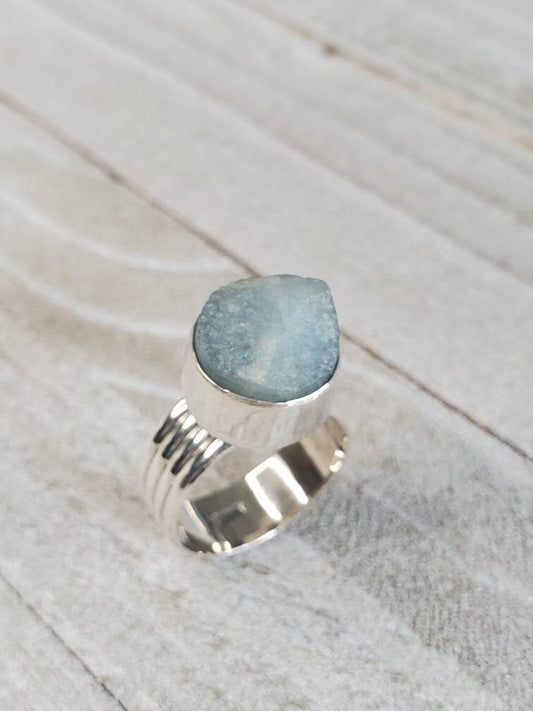 Aquamarine Birthstone Ring