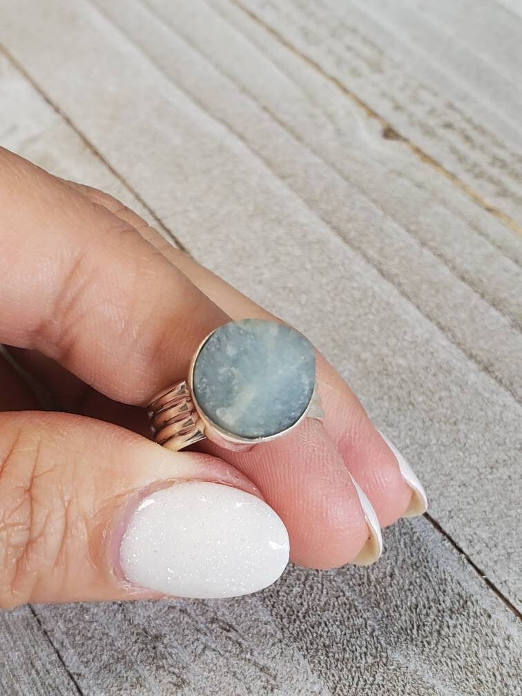 Aquamarine Birthstone Ring