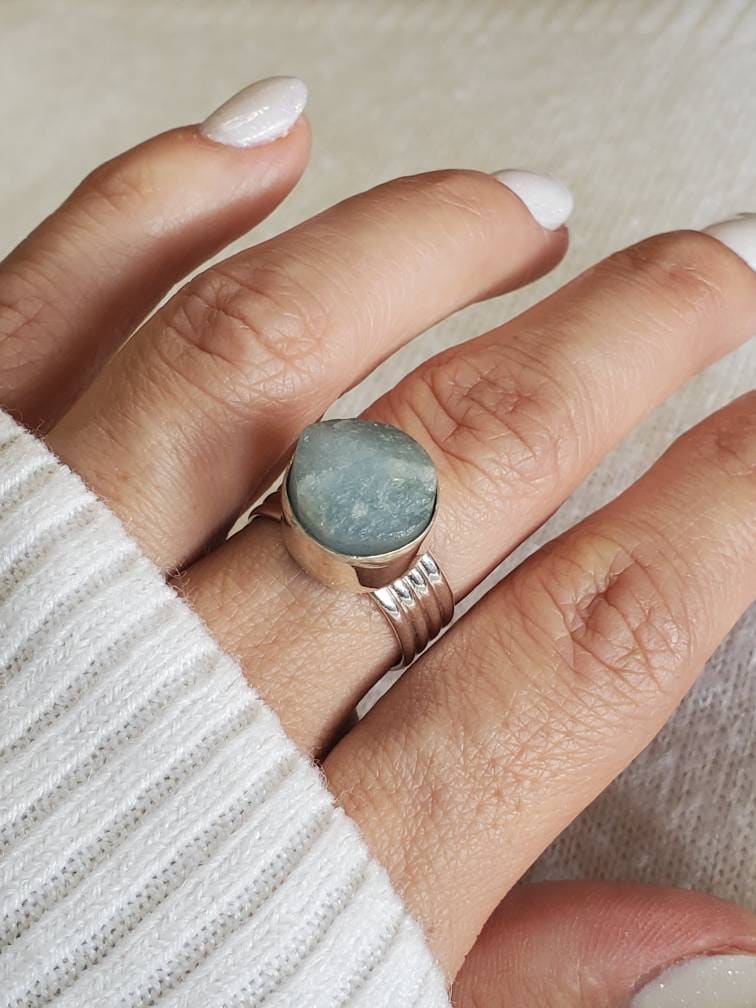 Aquamarine Birthstone Ring