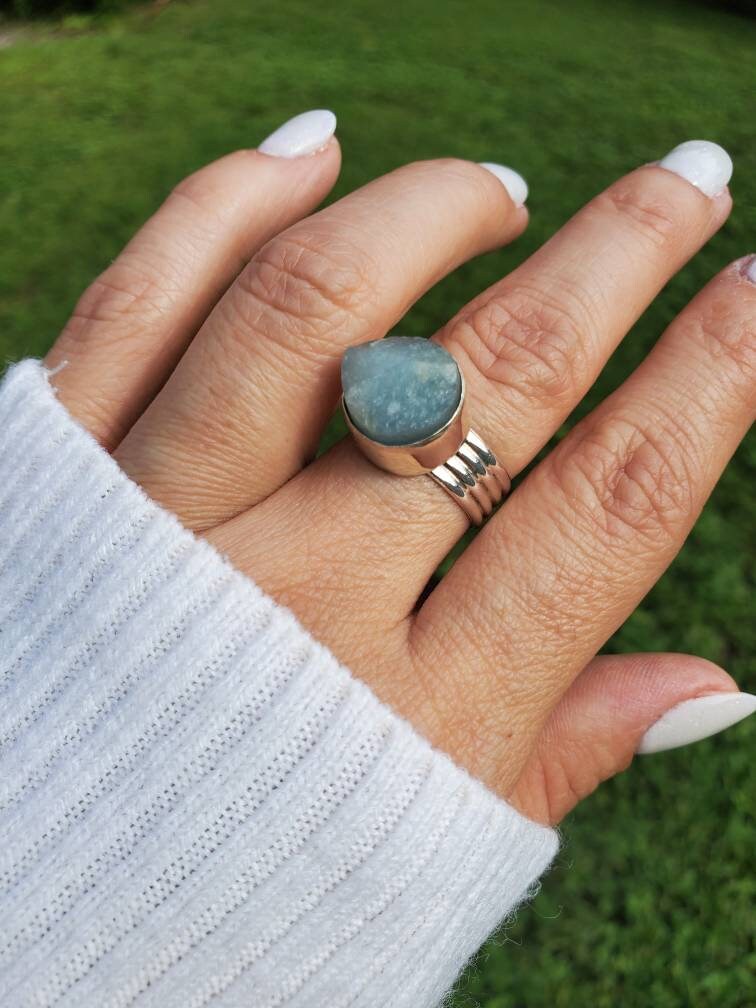 Aquamarine Birthstone Ring