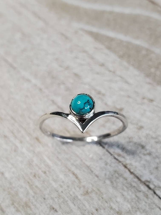 Turquoise Bohemian, Boho chic Ring