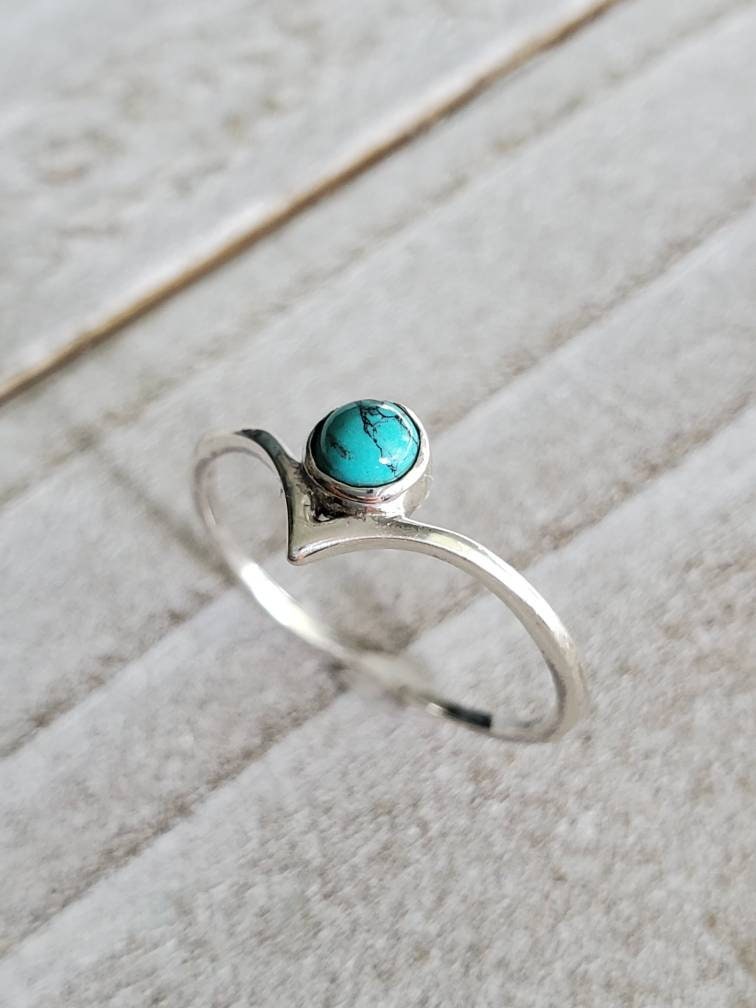 Turquoise Bohemian, Boho chic Ring