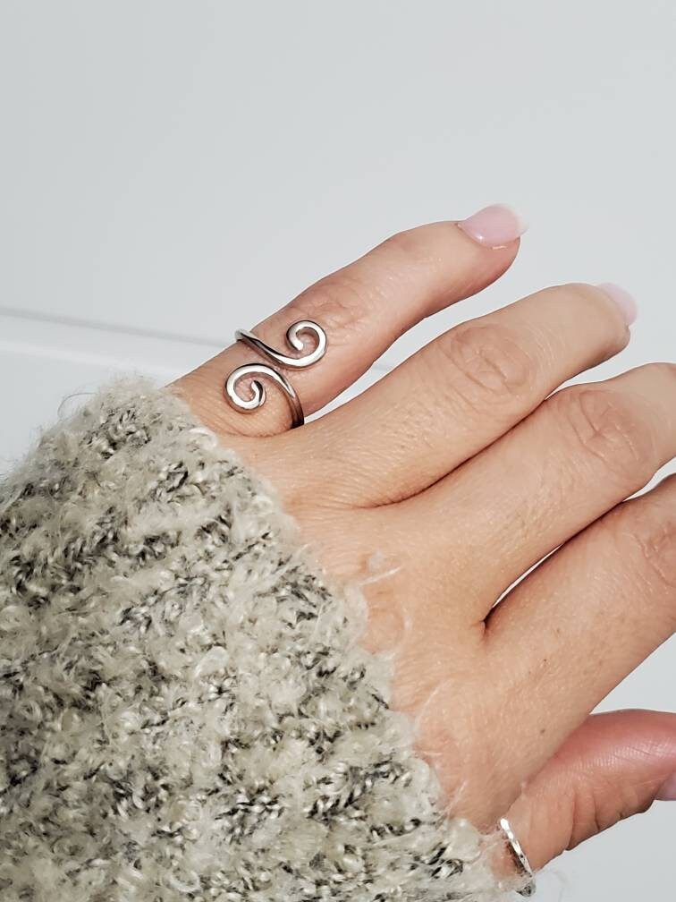 Spiral Ring – Sterling Silver