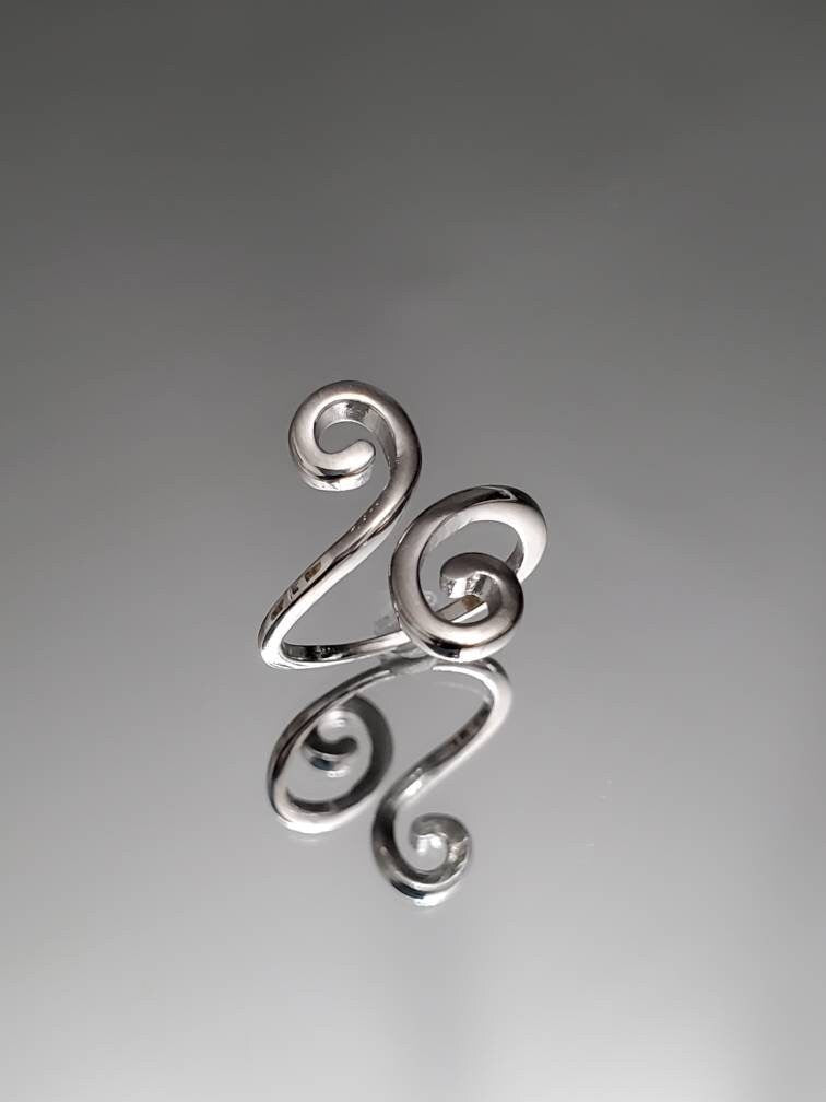 Spiral Ring – Sterling Silver