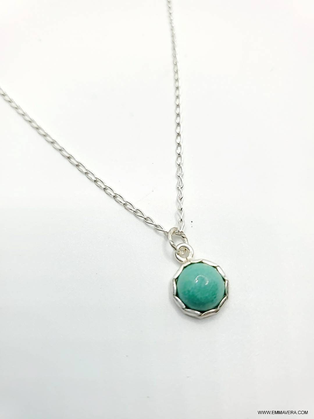 Natural Turquoise Pendant Necklace