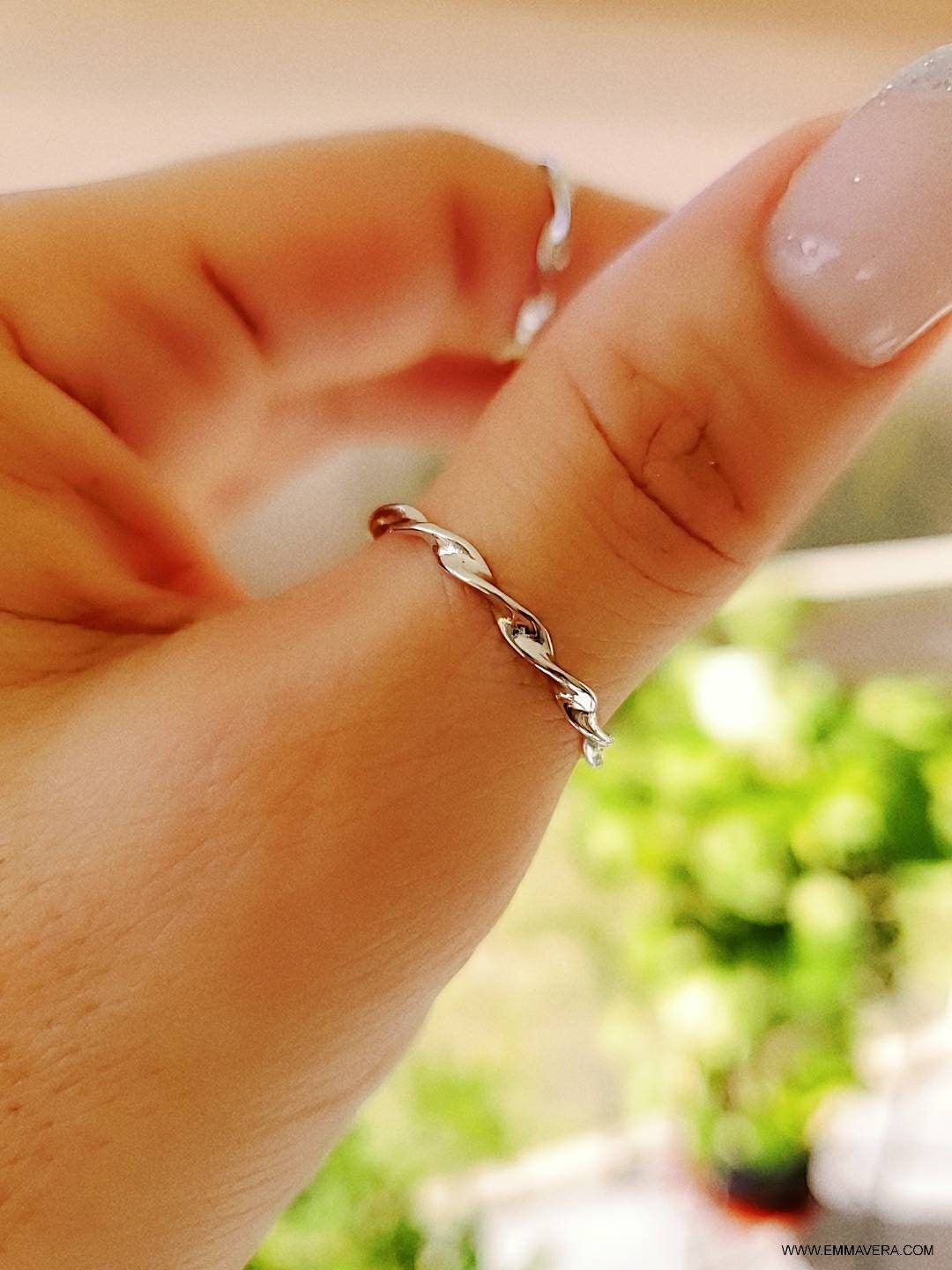 Thin Wedding Ring – Sterling Silver with 2mm Band Width