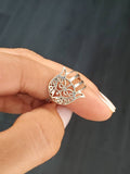 Hand Hamsa Traditional Ring – Sterling Silver