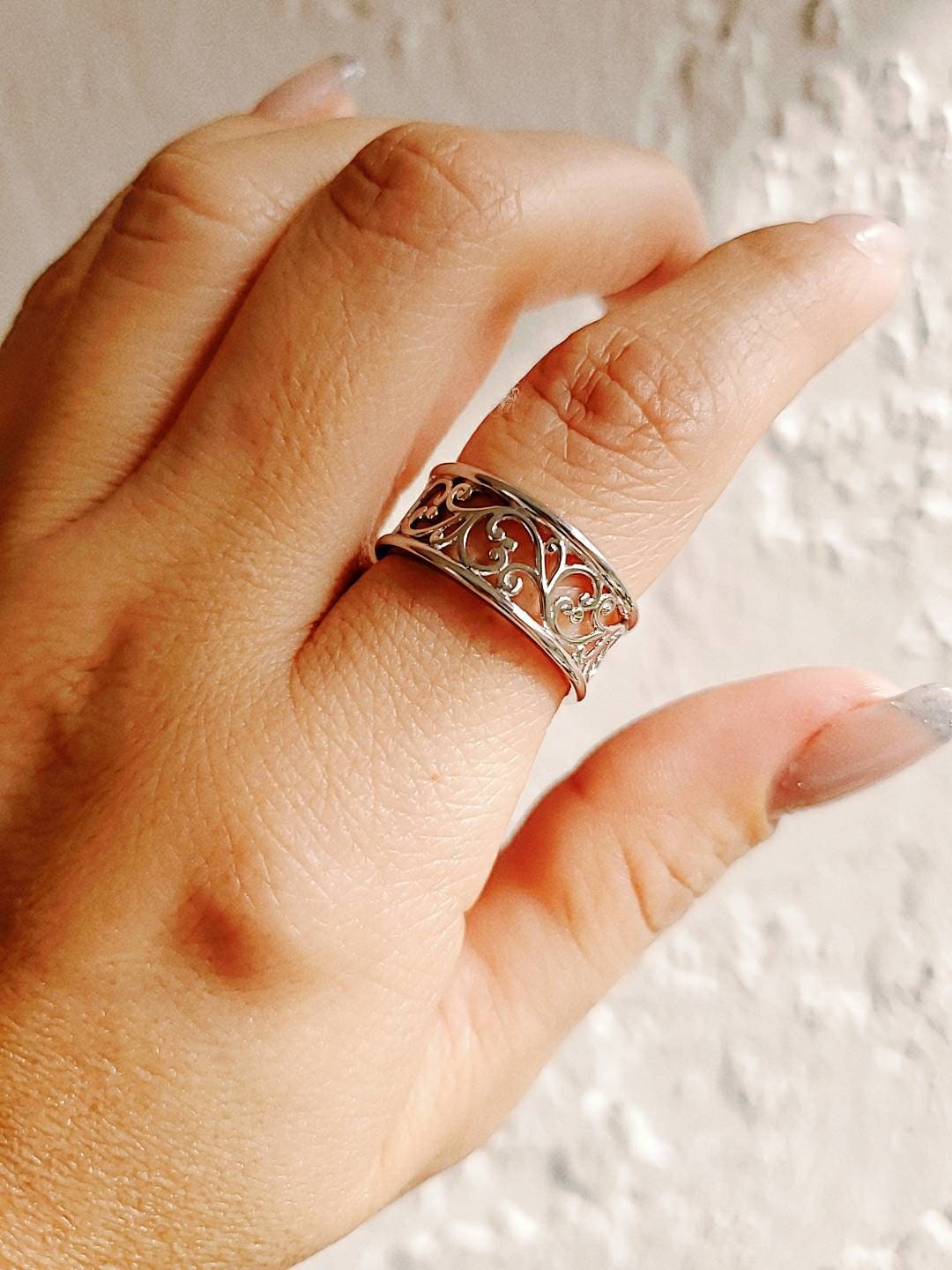 Vines Women's Ring – 925 Sterling Silver