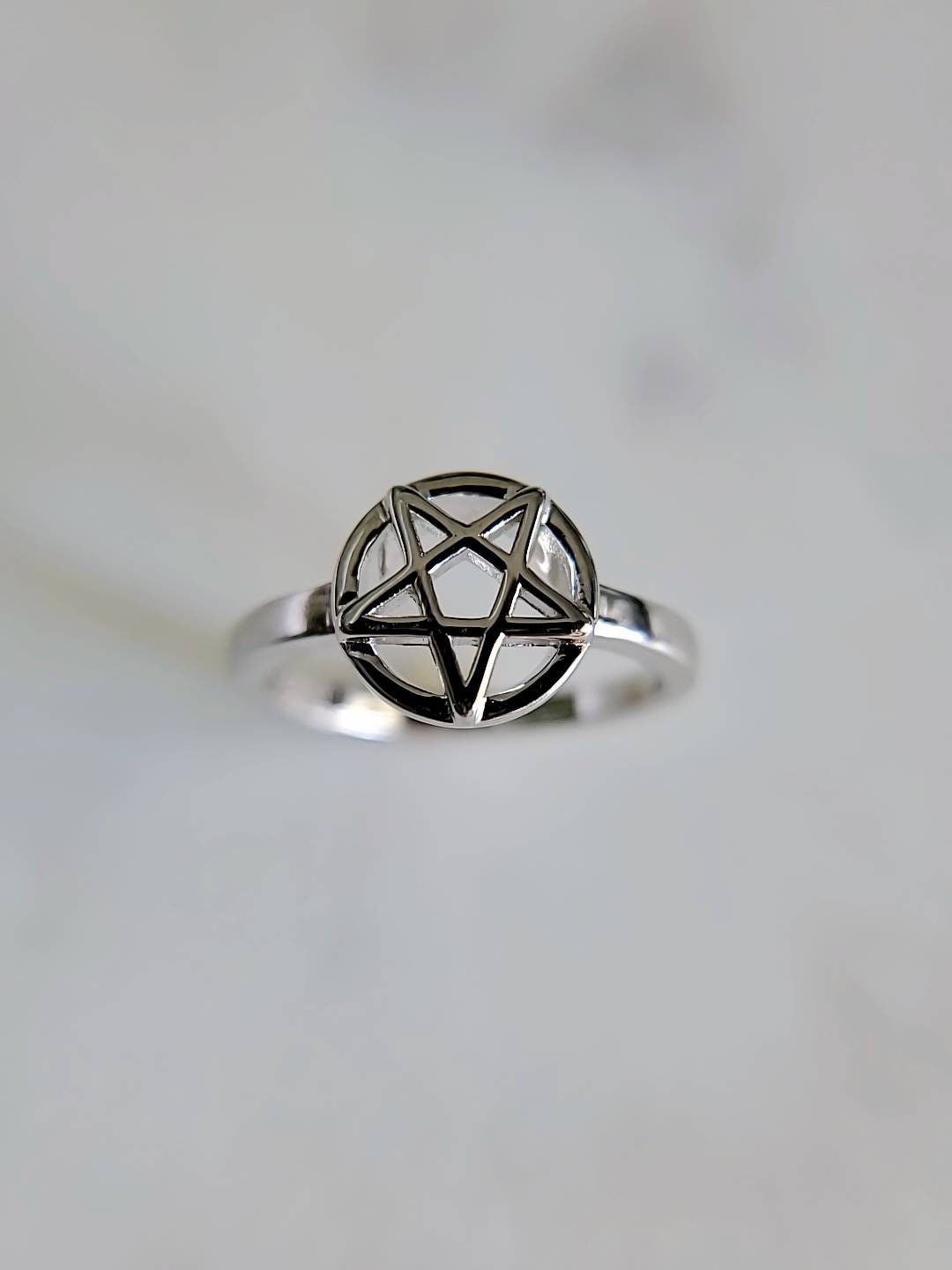 Pentagram Gothic Celtic Ring