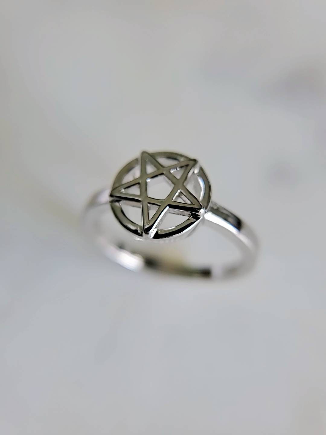 Pentagram Gothic Celtic Ring