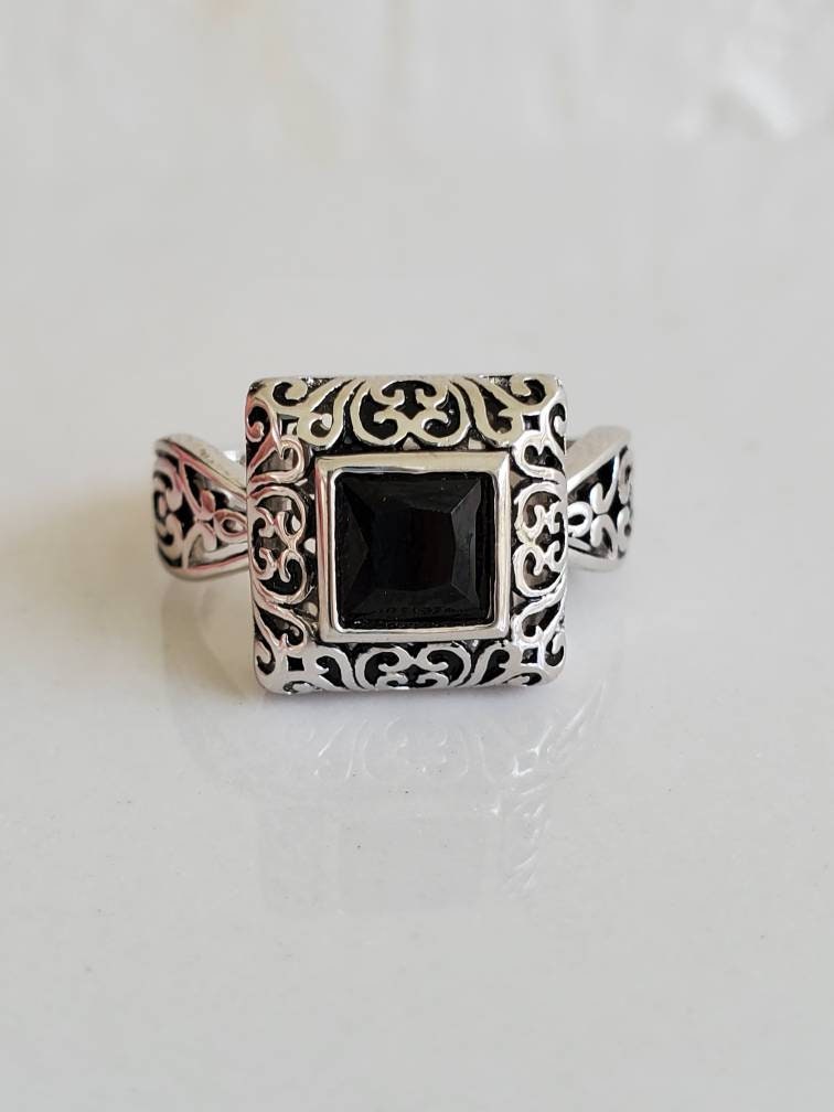 Onyx Bali Square Princess Cut Onyx