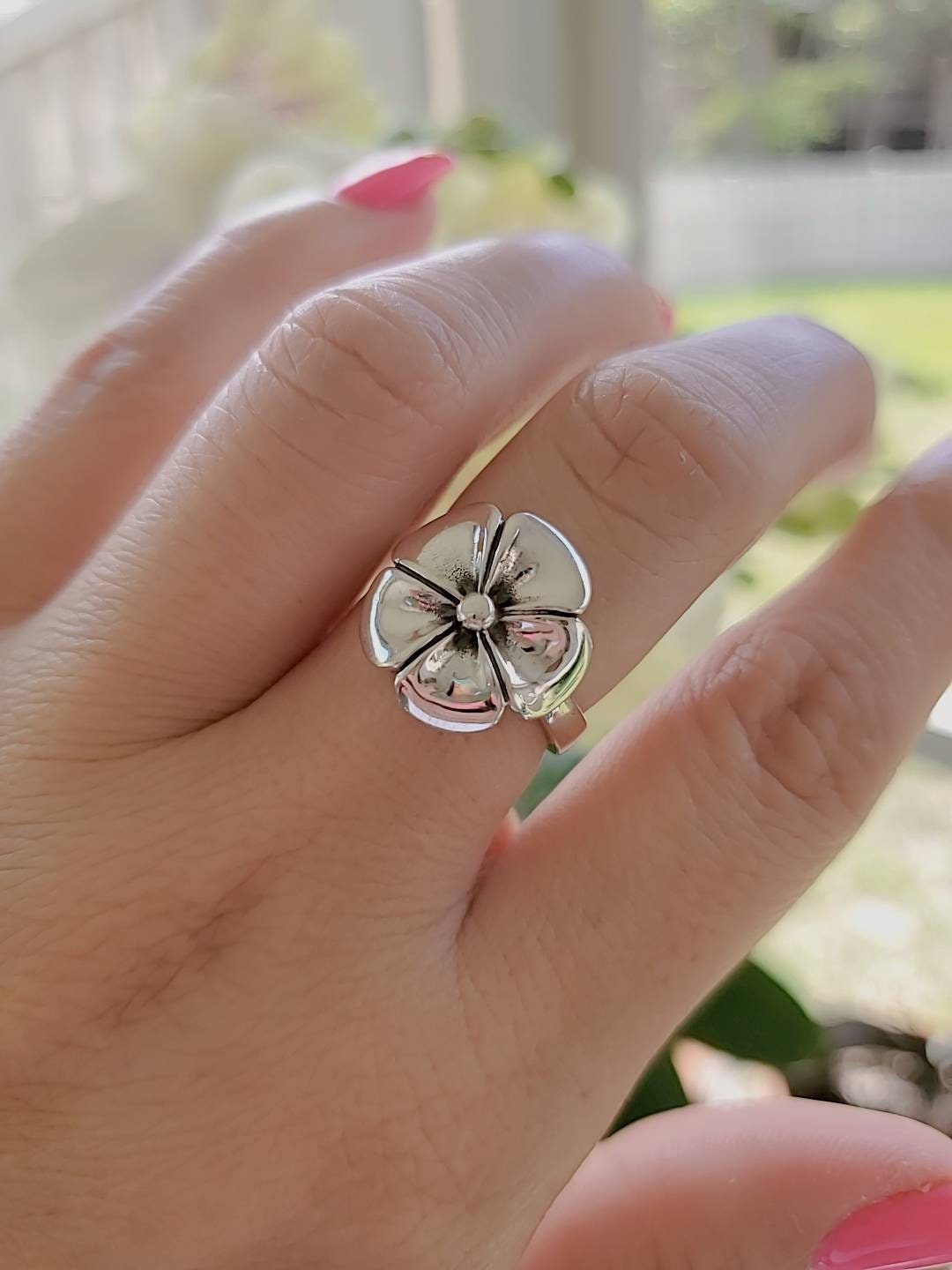 Plumeria Hawaiian Ring