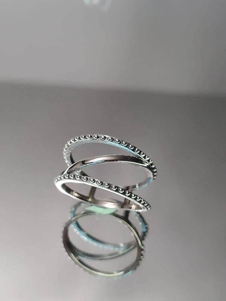 Statement Ring – 925 Sterling Silver