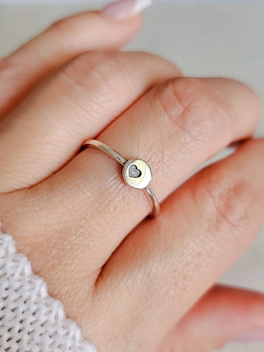 Dainty Heart Ring