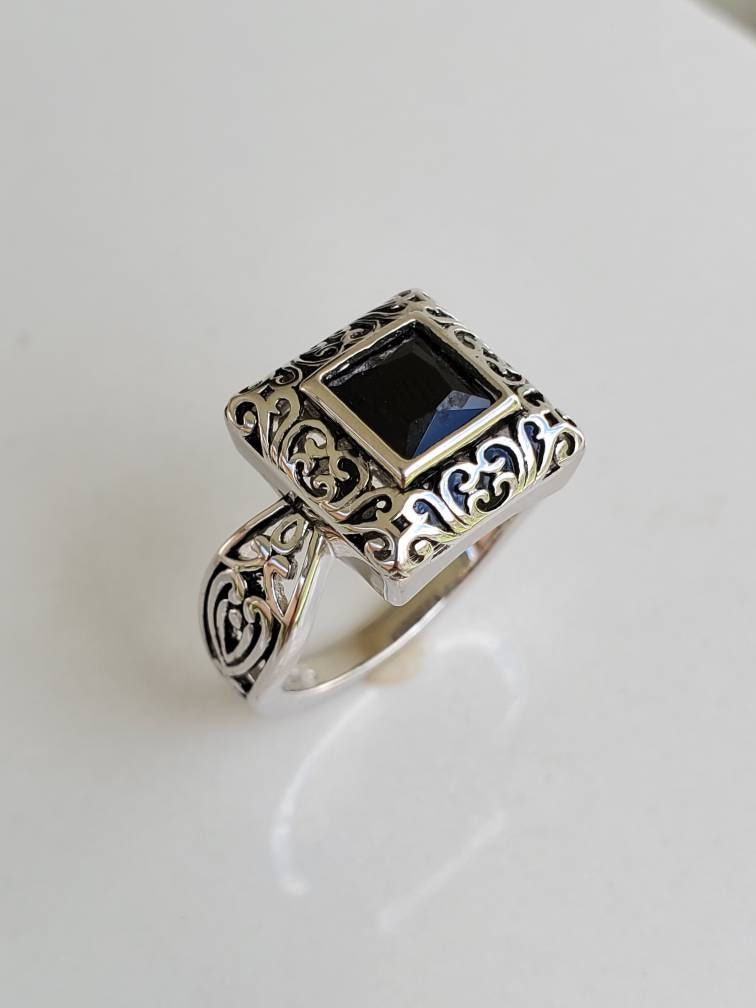 Onyx Bali Square Princess Cut Onyx