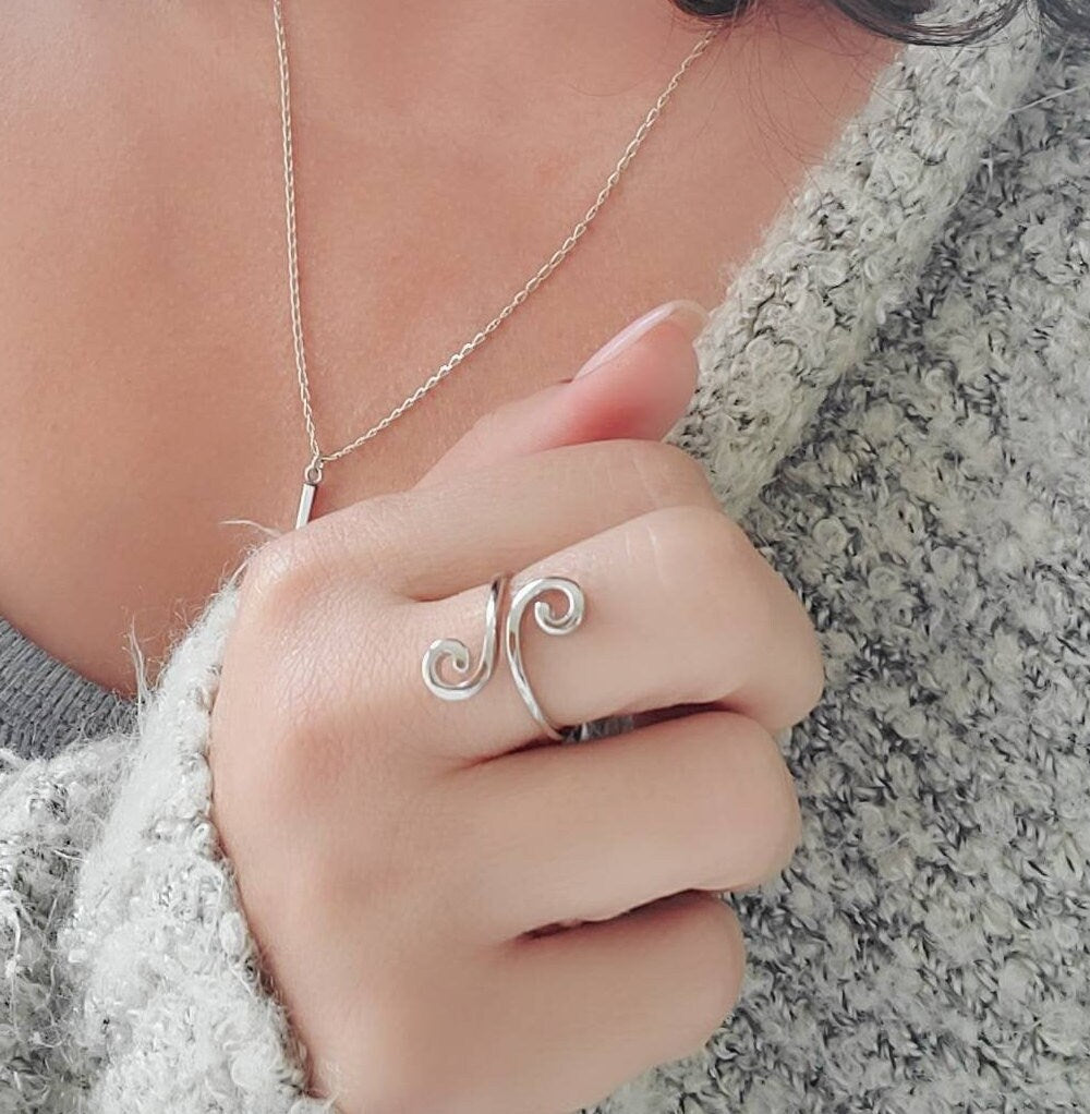 Spiral Ring – Sterling Silver
