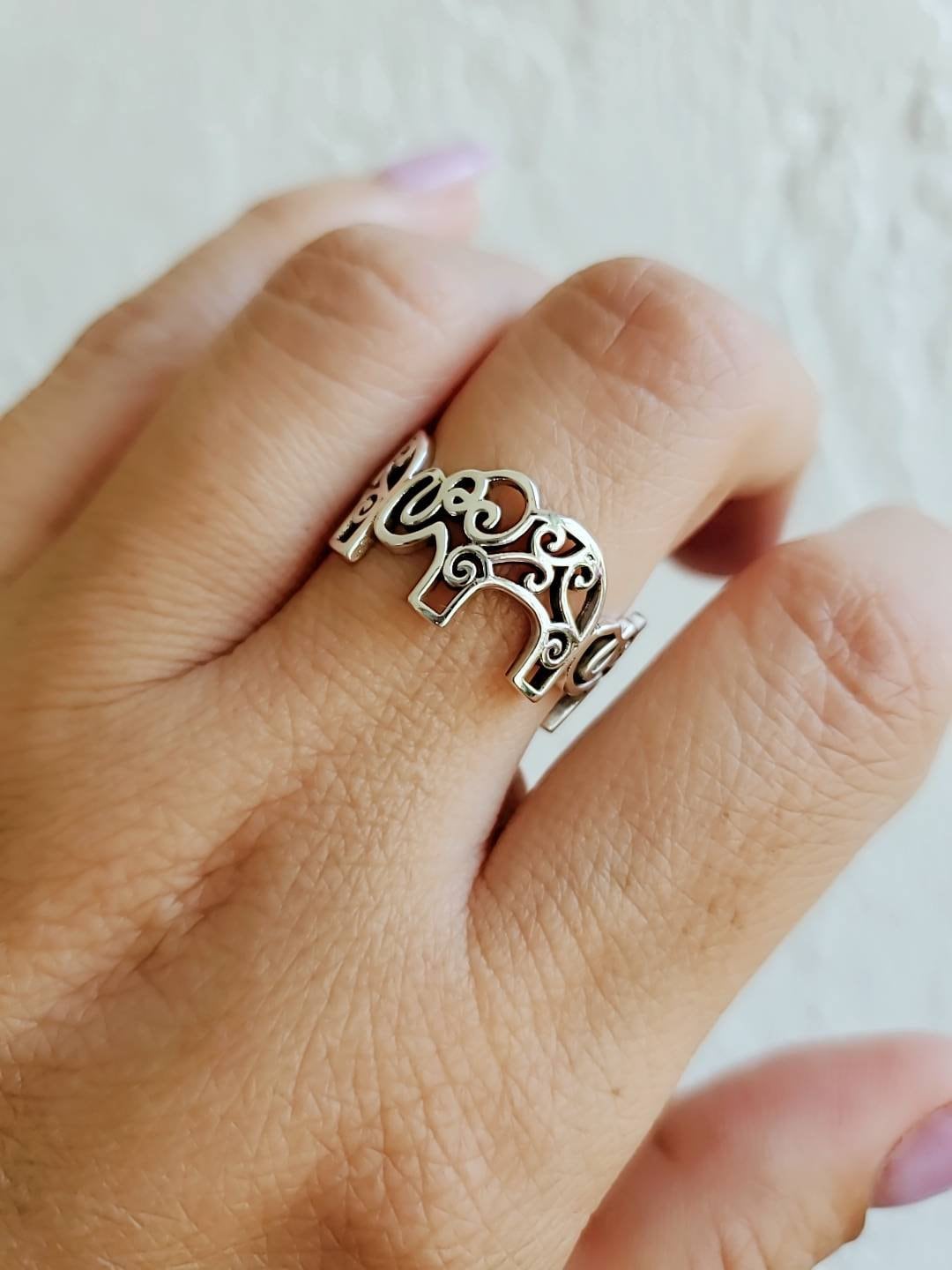 Elephant Ring Bold Filigree