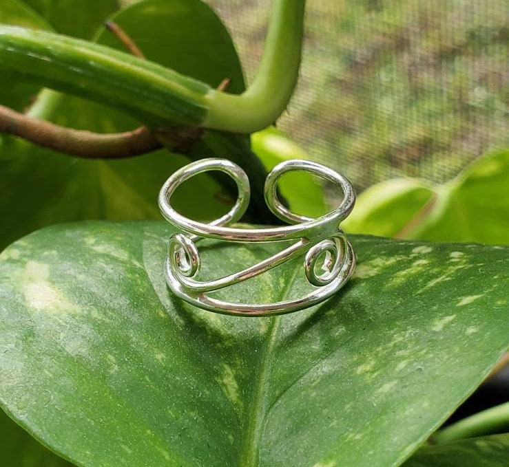 Spiral Ring – 925 Sterling Silver