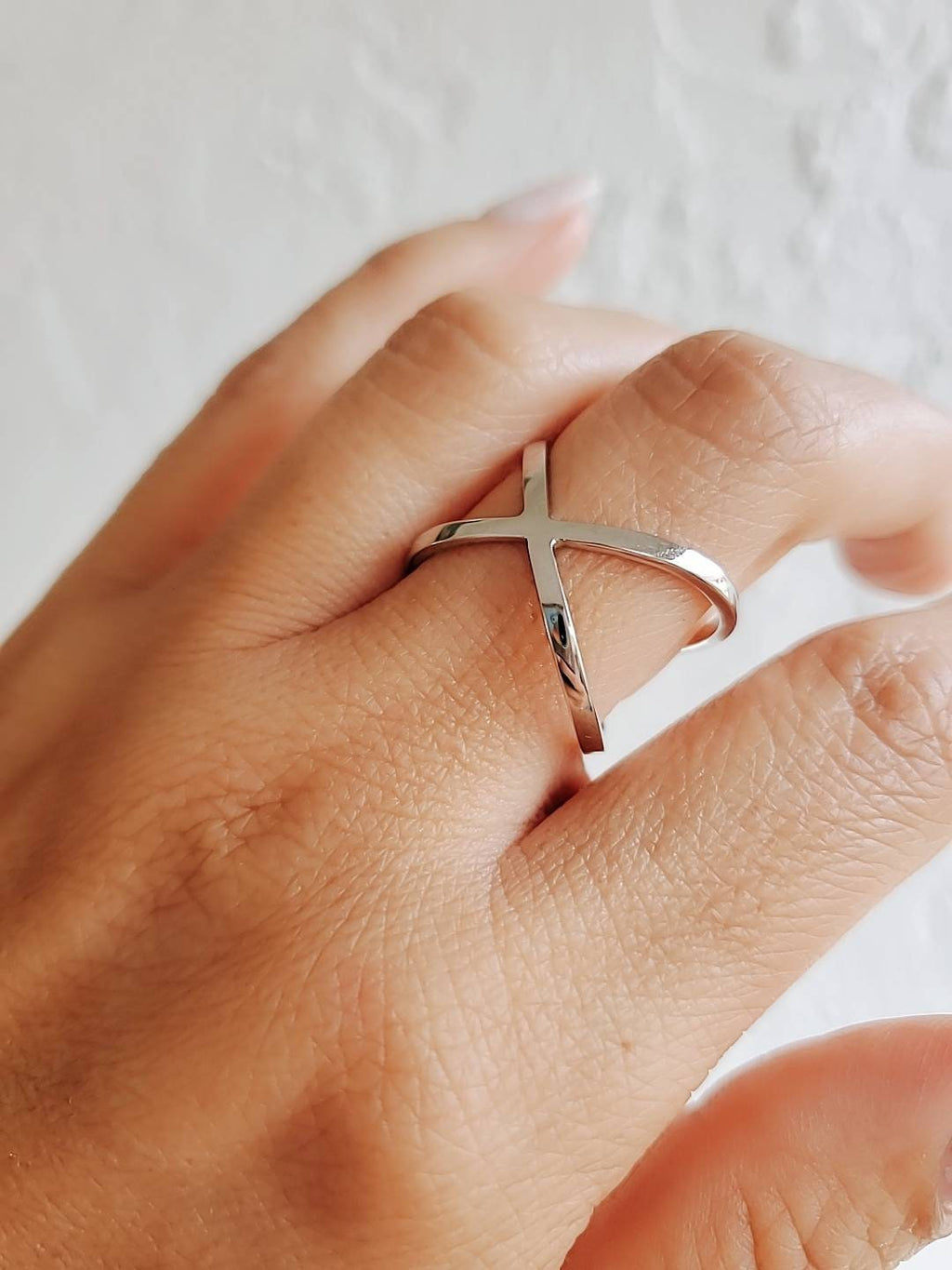Criss Cross Ring – Sterling Silver
