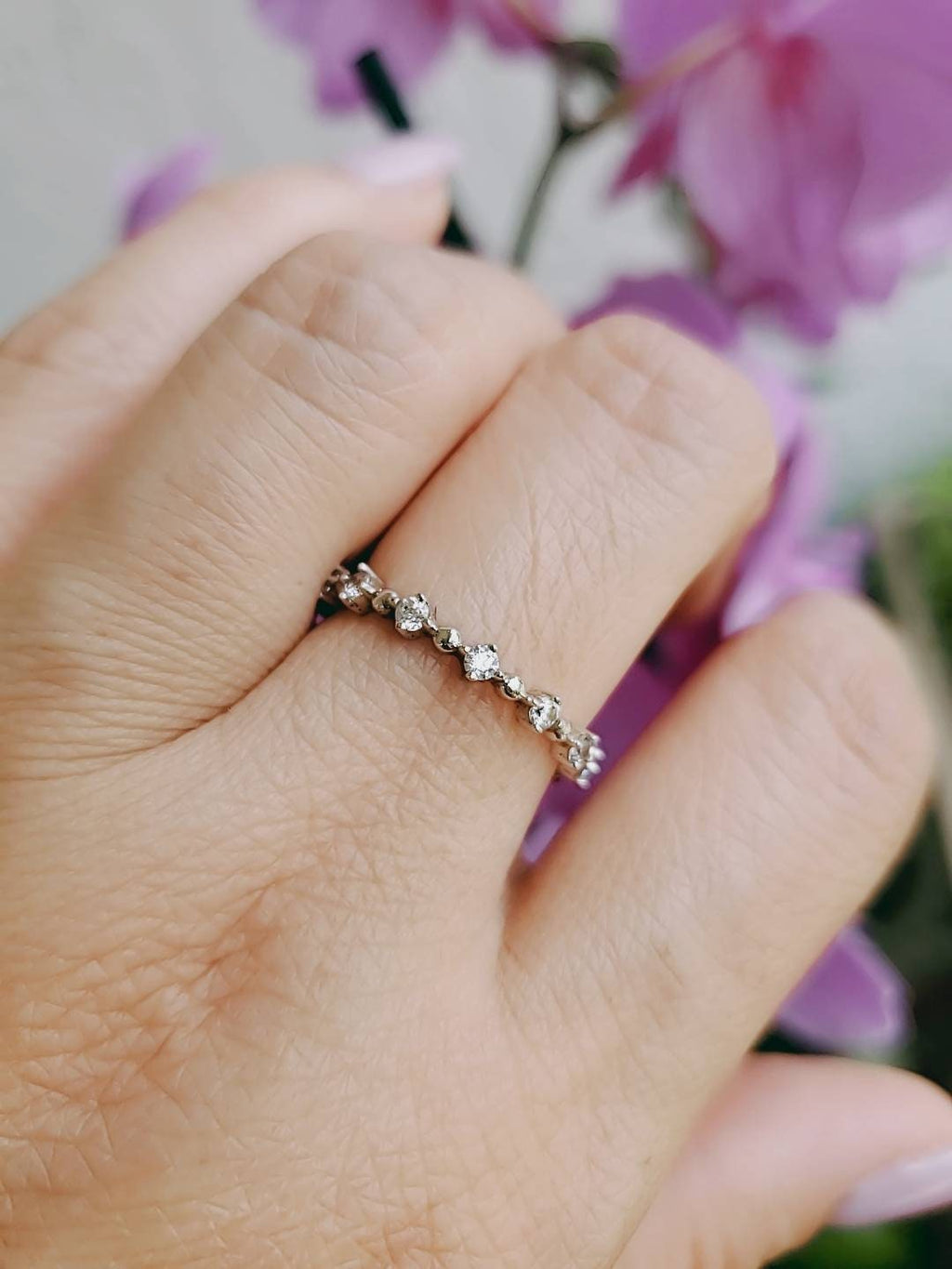 Thin Eternity Ring – 925 Sterling Silver