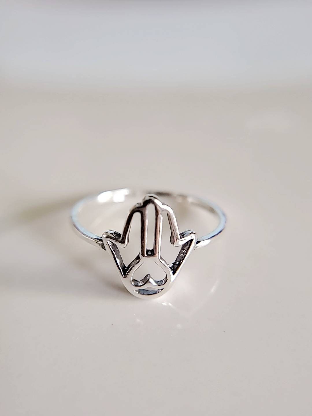 Hand Ring Minimalist Hamsa Ring