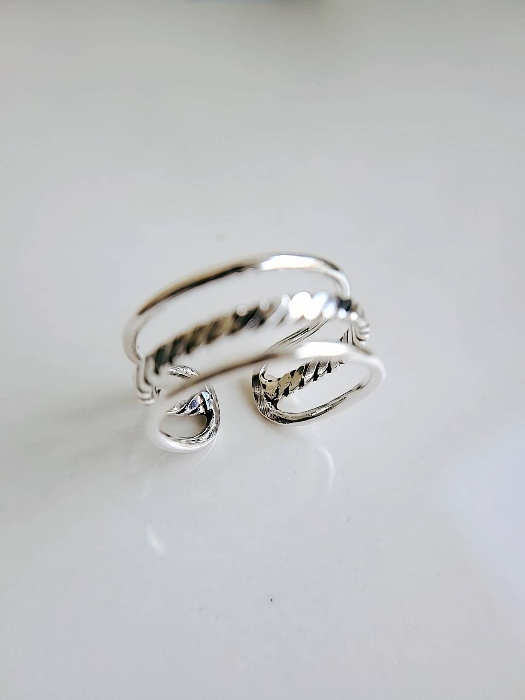 Triple Statement Ring – Sterling Silver