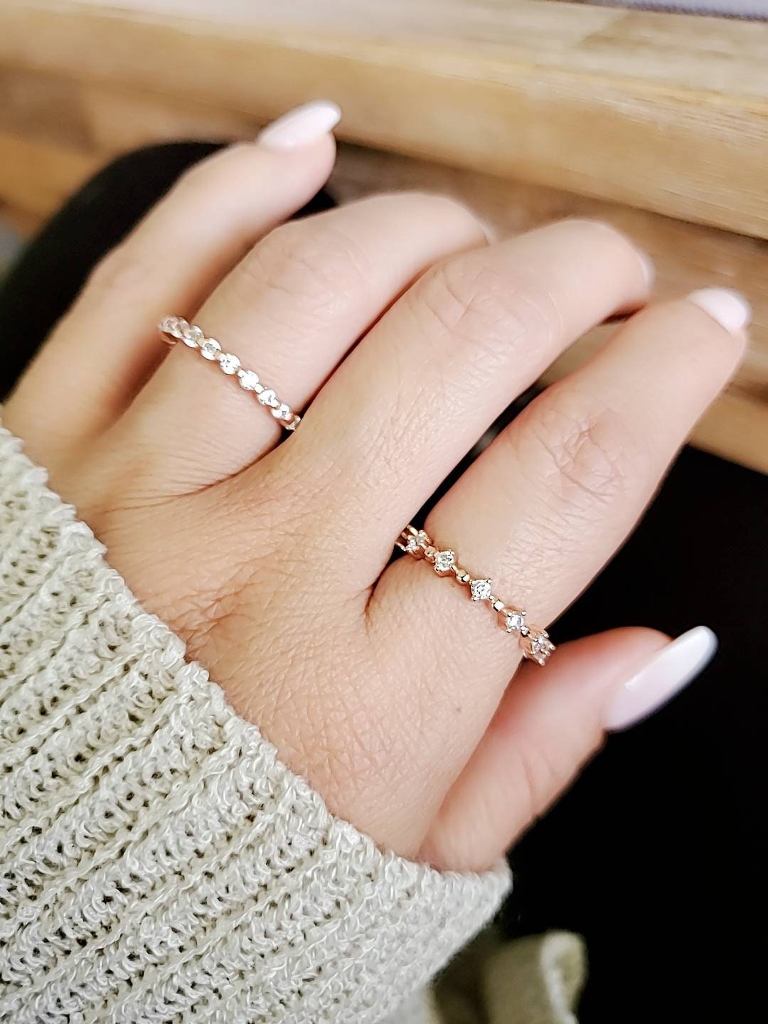 Rose Gold Eternity Ring