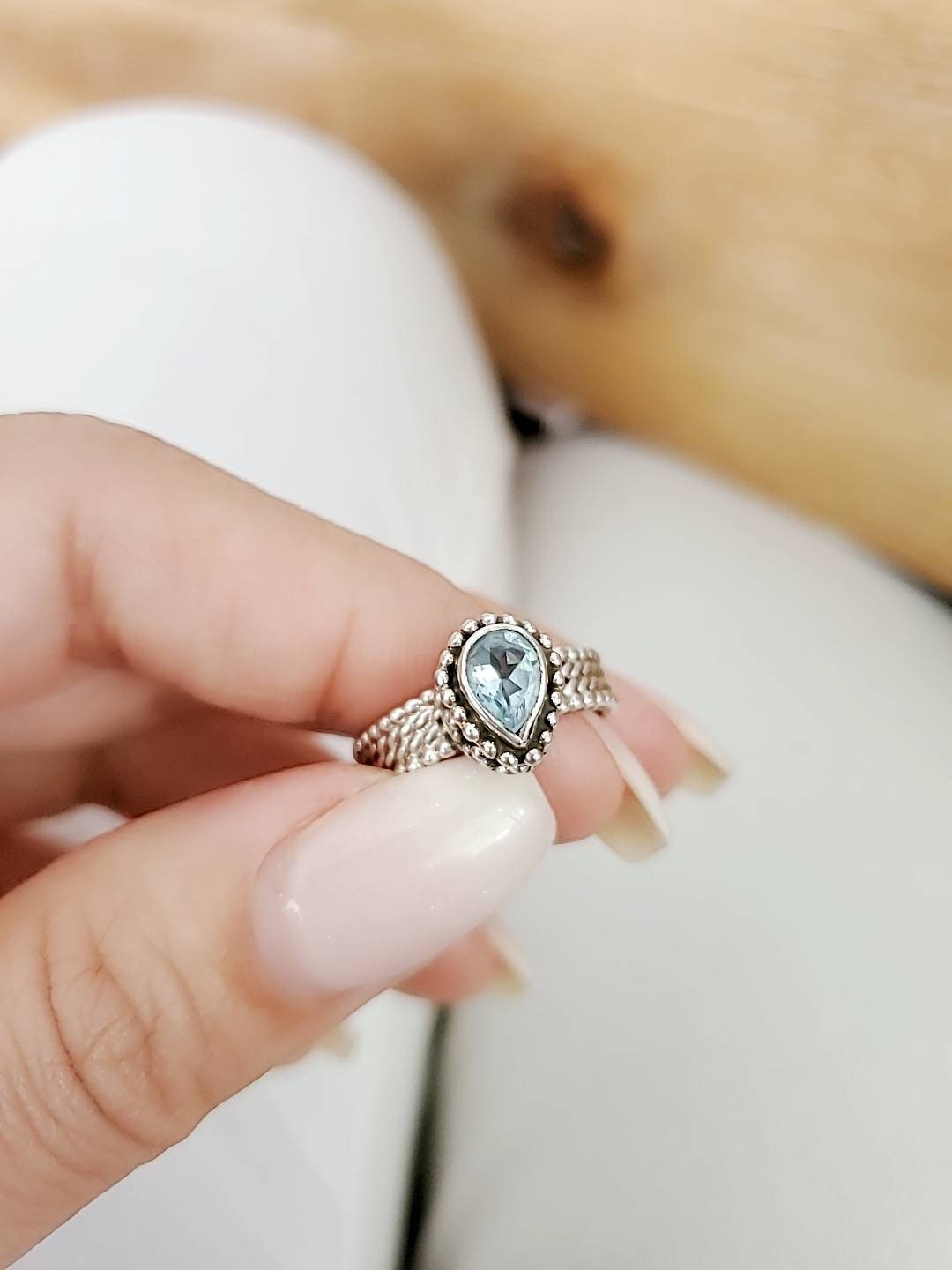 Blue Topaz Ring