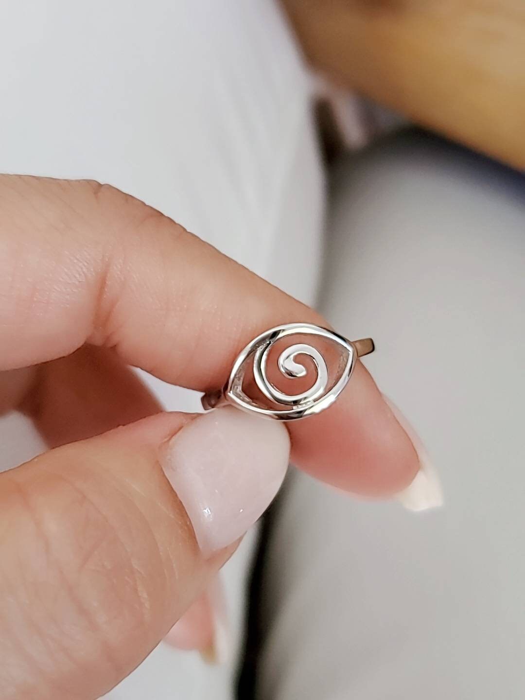 Sterling Silver Eye Ring