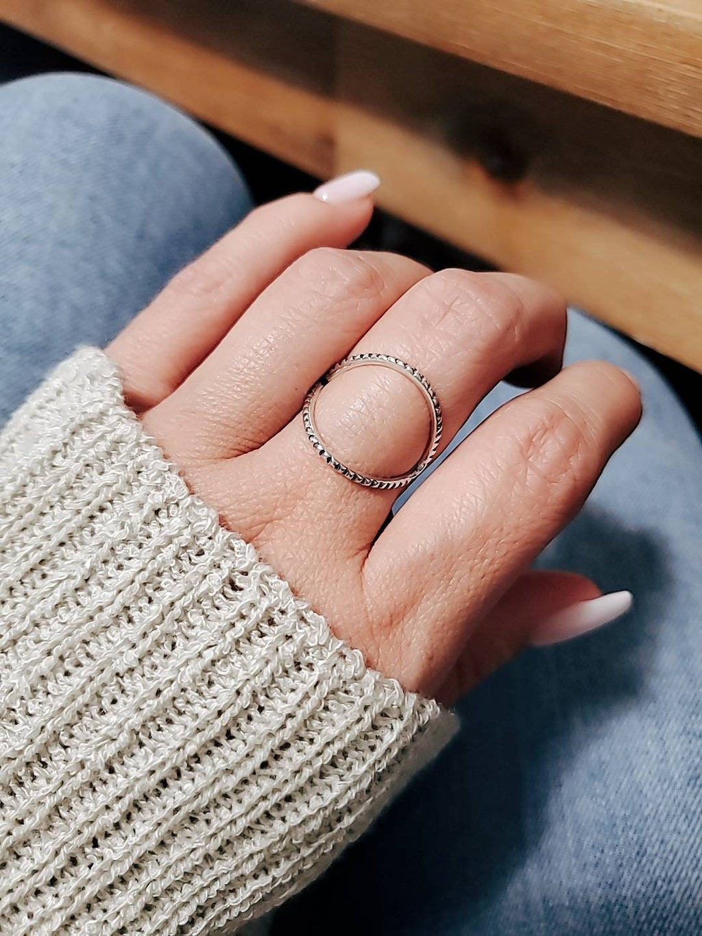 Criss Cross X Ring – 925 Sterling Silver