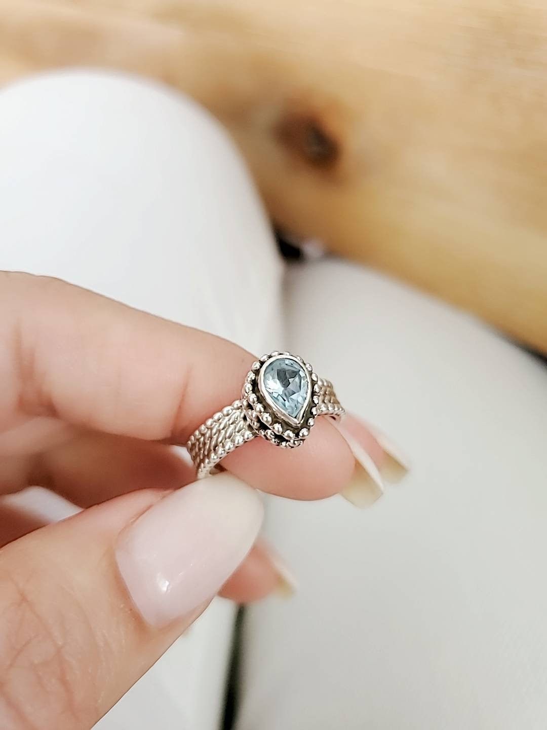 Blue Topaz Ring