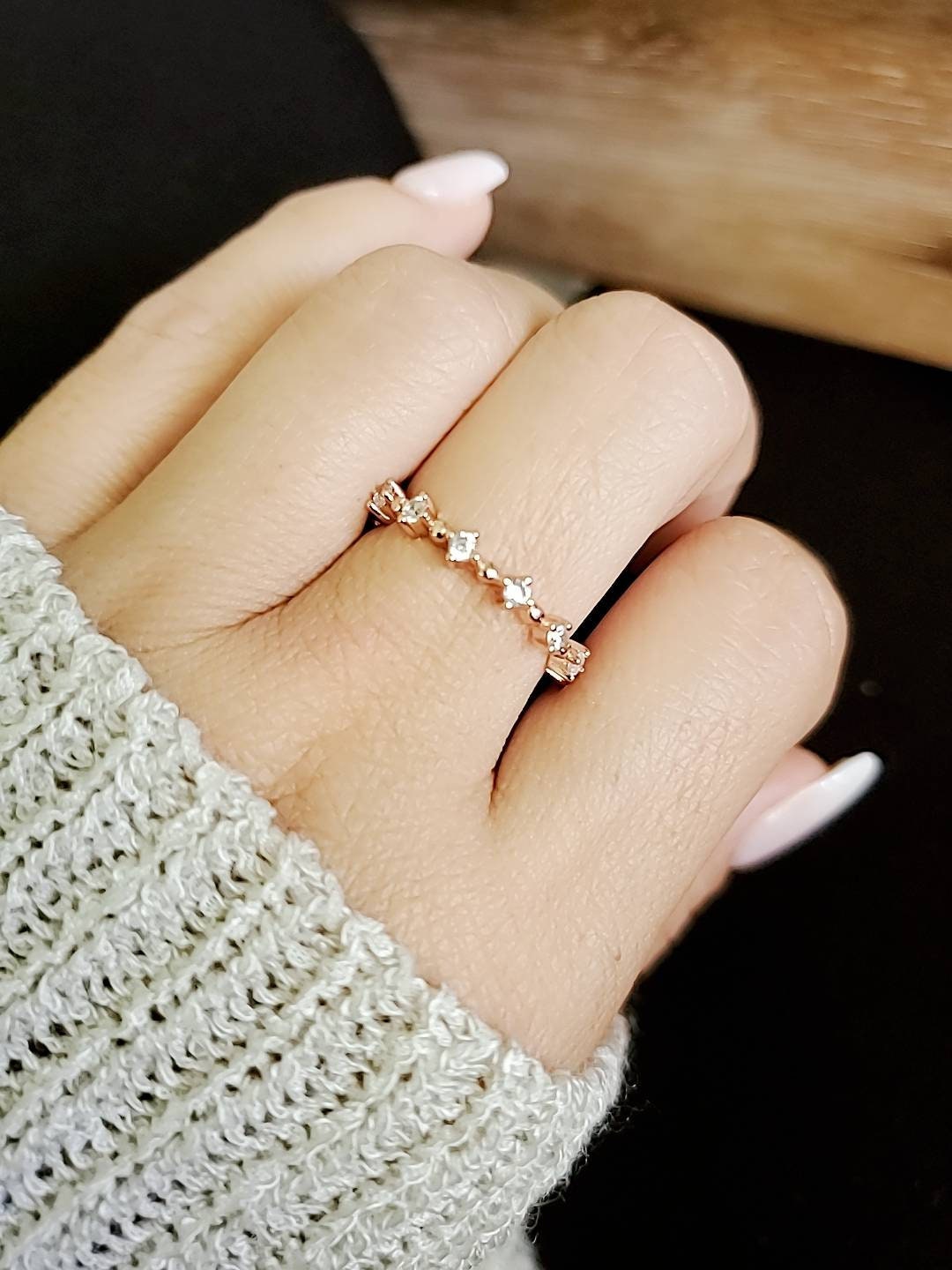 Rose Gold Eternity Ring