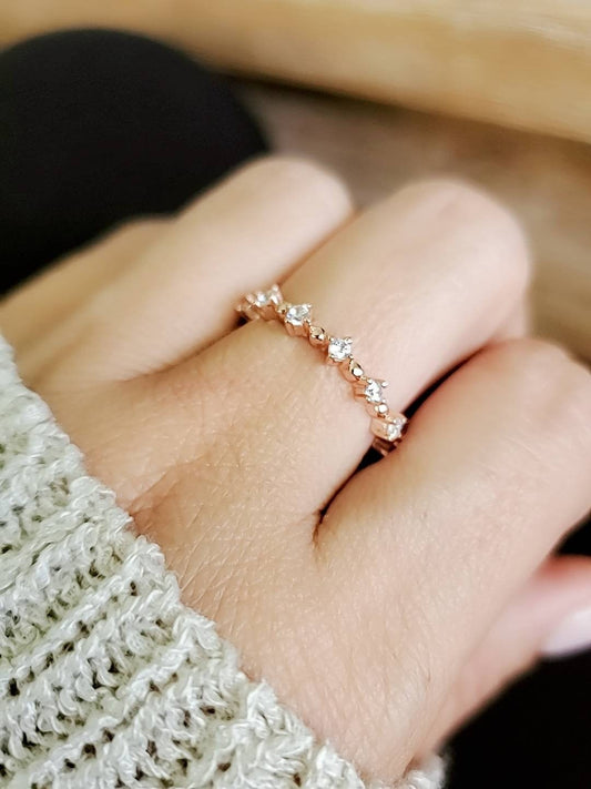 Rose Gold Eternity Ring