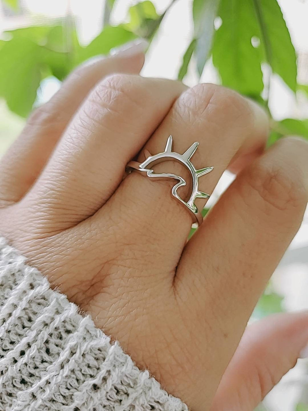 Sunset Ring – Sterling Silver