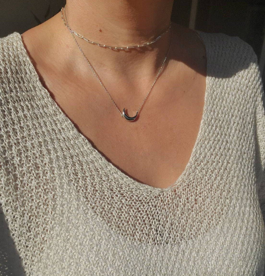 Moon Crescent Necklace