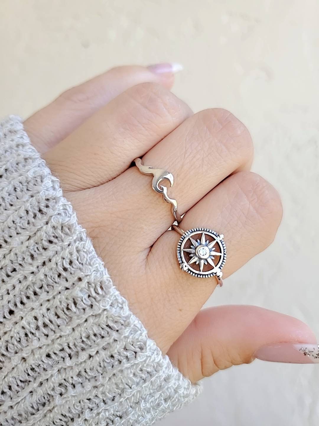 Nautical Compass Ring