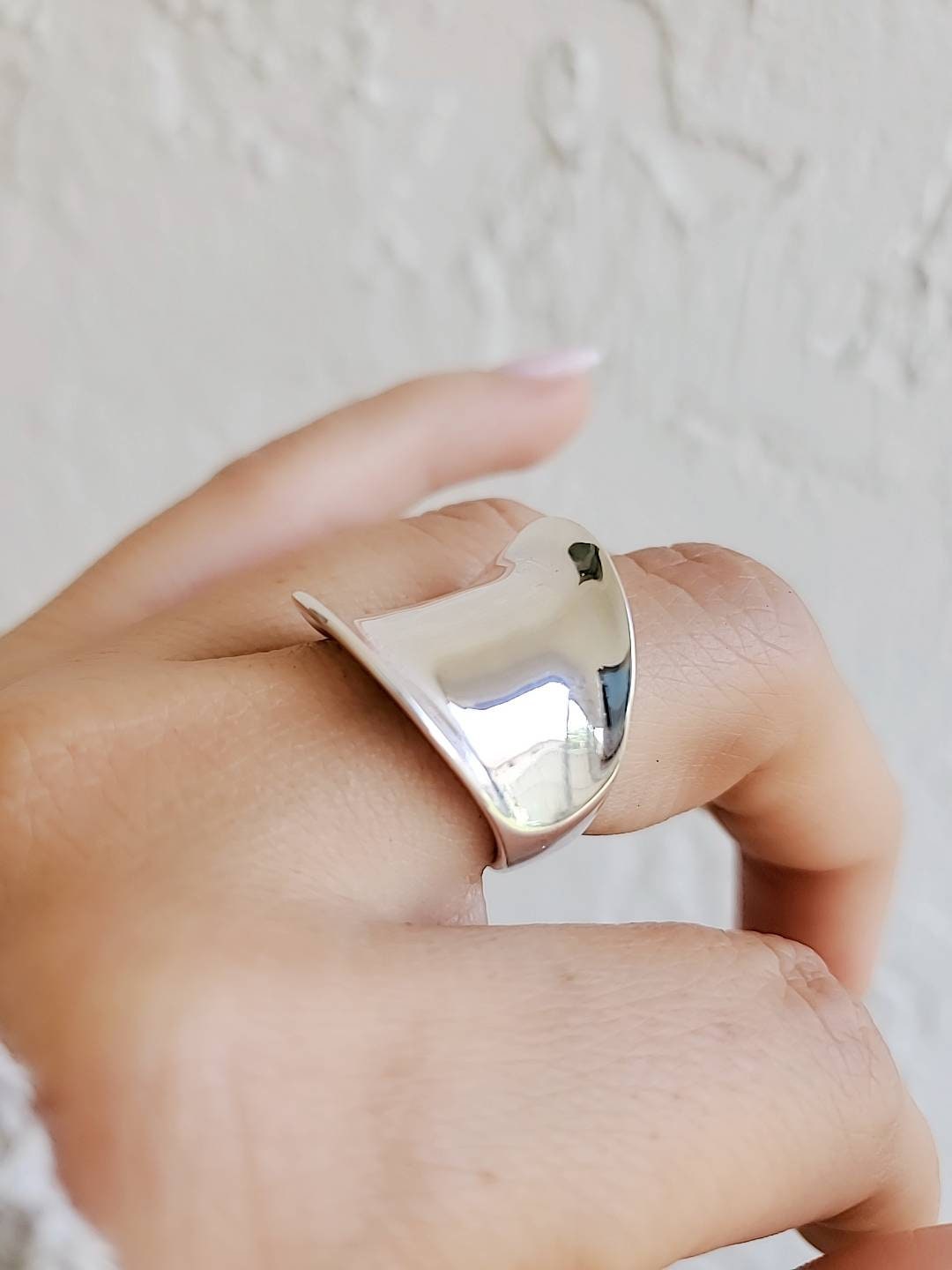 Chunky Ring Solid Sterling Silver Ring