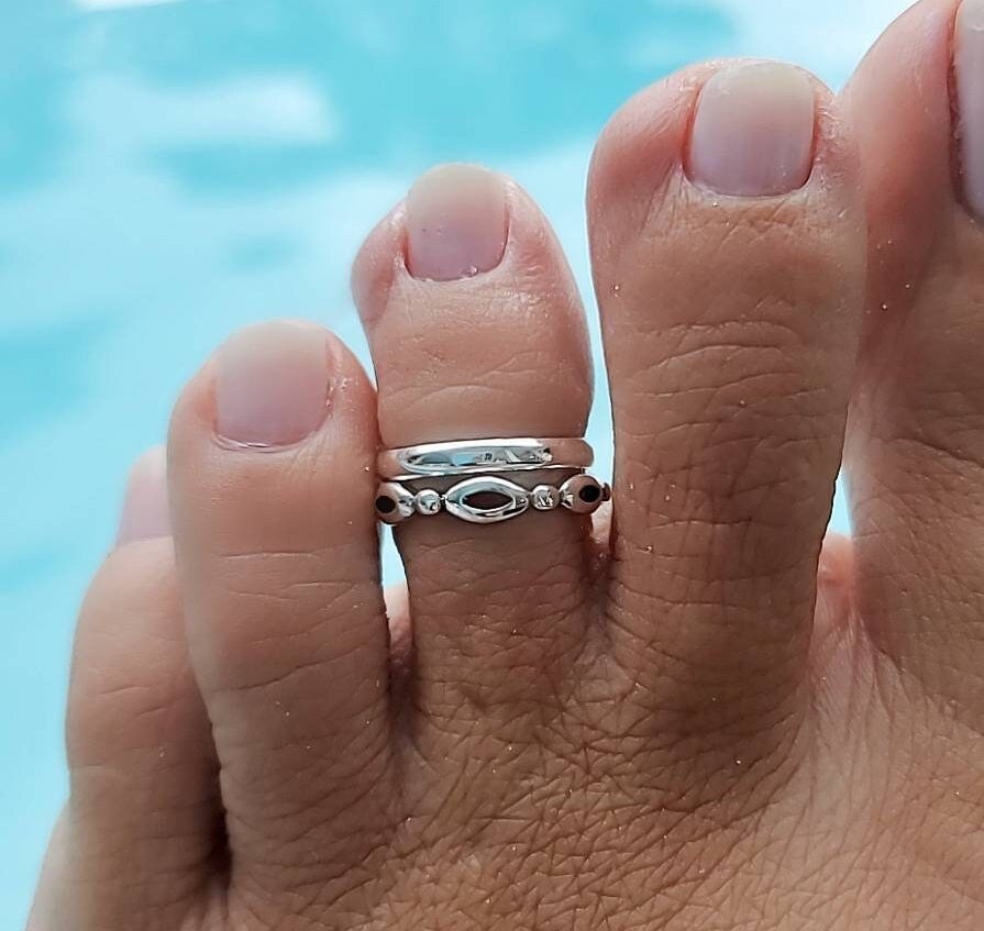 Sterling Silver Toe Midi Ring