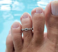Sterling Silver Toe Midi Ring