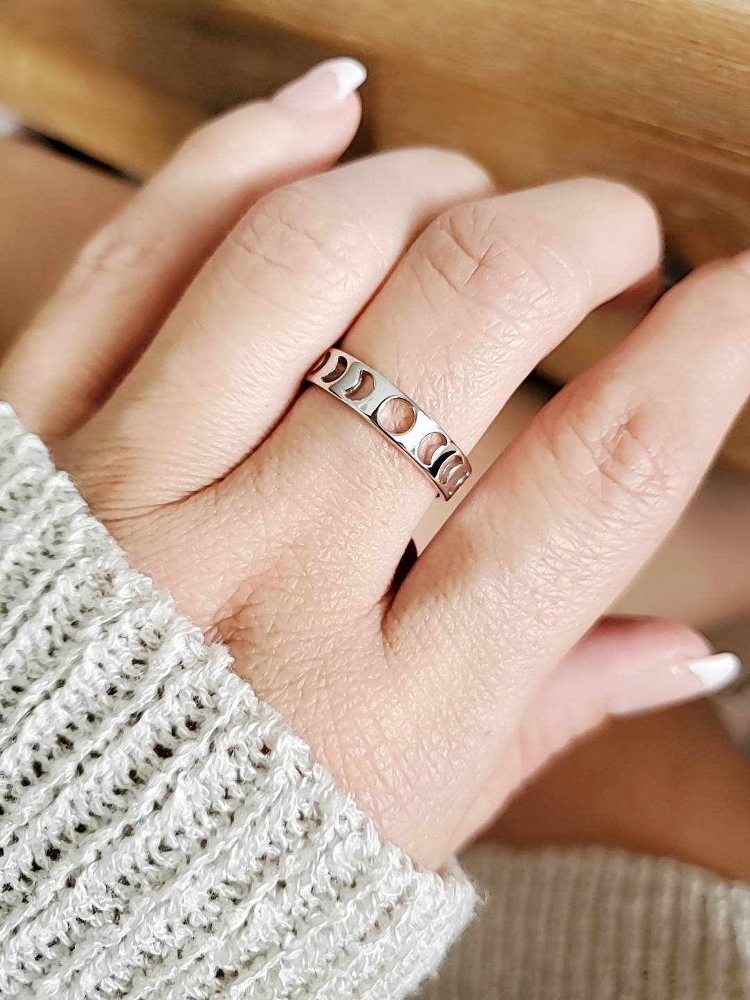 Moon Phase Celestial Ring