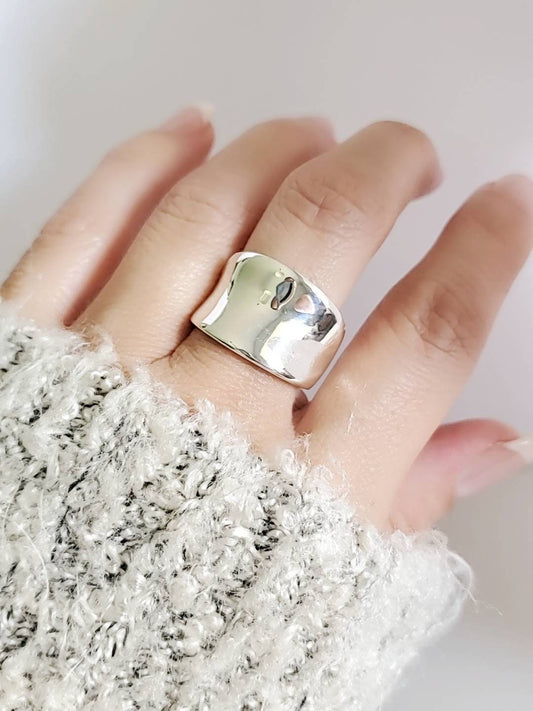 Solid Sterling Silver Statement Ring