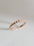 Rose Gold Toe 2mm Rose Gold Over Sterling Silver Toe Ring