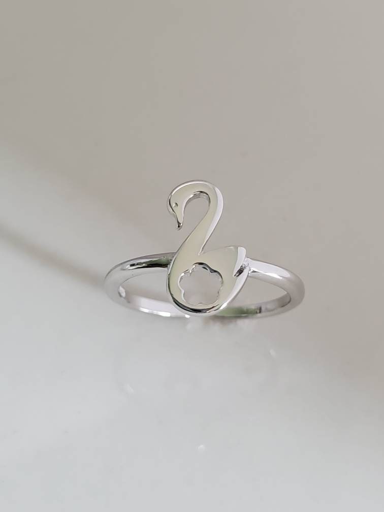 Swan Toe Ring – 925 Sterling Silver