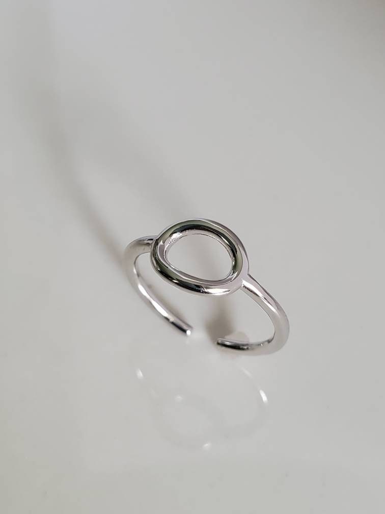 Halo Ring Sterling Silver Toe Ring