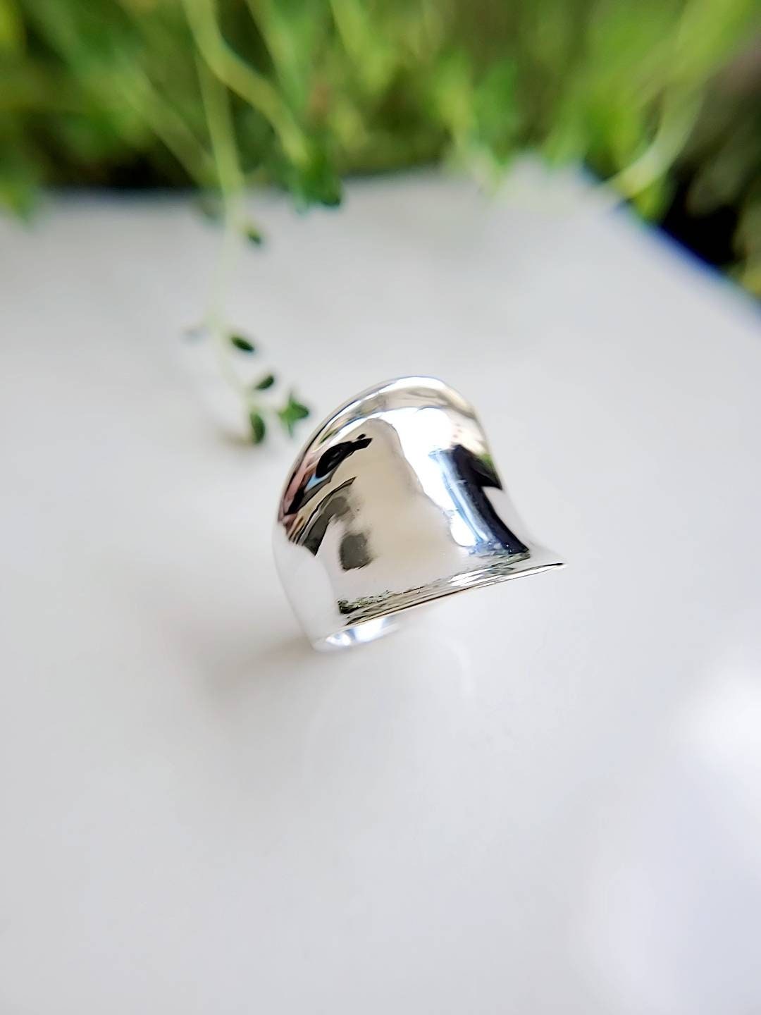 Chunky Solid Ring – Sterling Silver