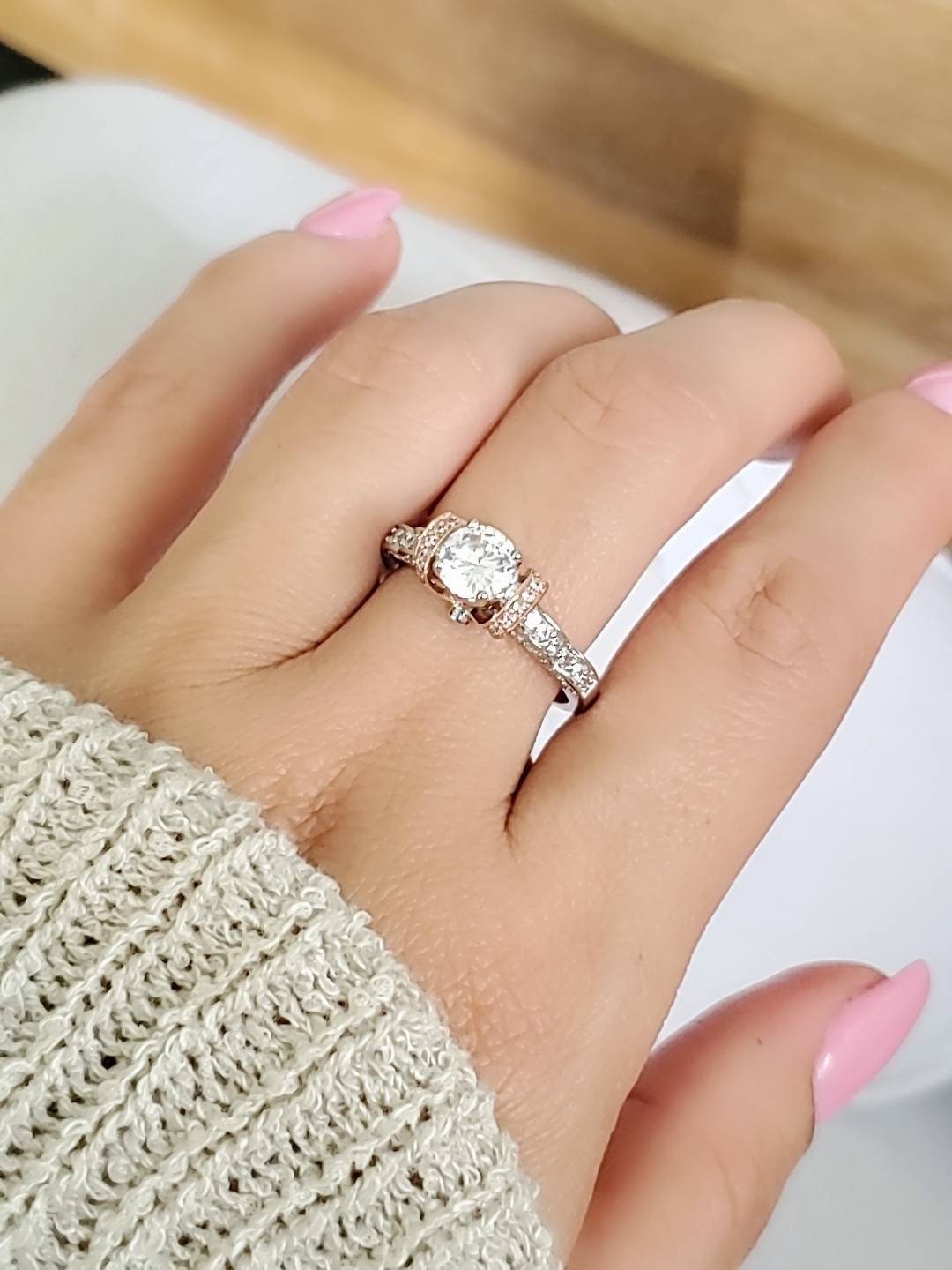 Engagement Ring Rose Gold